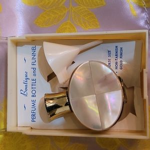 Vintage mother of pearl perfume bottle